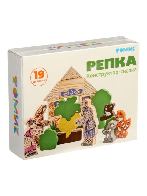 Конструктор деревянный «Сказки. Репка» 19 элементов