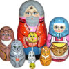 Матрешка «Колобок» 7 в 1, МИКС