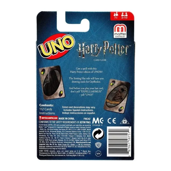 Настольная карточная игра UNO Harry Potter