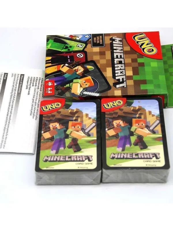Настольная карточная игра UNO Minecraft
