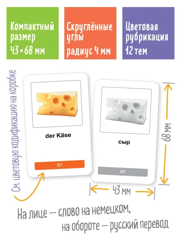 Мои первые немецкие слова. 333 карточки
