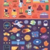 Космос. Книга с наклейками (600 наклеек)