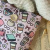 Книжный чехол "Кофе и книги" 19х26 см