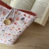 Книжный чехол "Цветочная поляна" 19х26 см