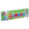 Домино «Лесные зверята», пластик