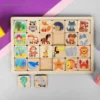 Игра развивающая деревянная «Кто где живет»