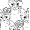 Кототерапия. Мини-раскраска-антистресс для творчества