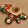 Матрешка «Земляничка», красное платье, 5 кукольная, 15 см