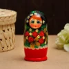 Матрешка «Земляничка», красное платье, 5 кукольная, 15 см