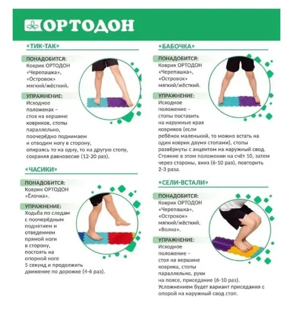 Модульный коврик ОРТОДОН Набор "МАЛЫШ"