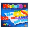 Мозаика круглая, 60 элементов по 15 мм, 6 цветов