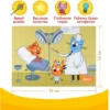 Напольный пазл 4 в 1 «Три кота», 4, 6, 8, 12 элементов