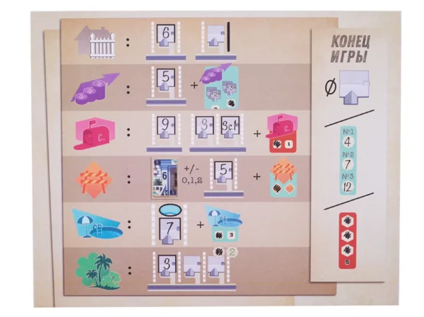 Настольная игра Бумажные кварталы