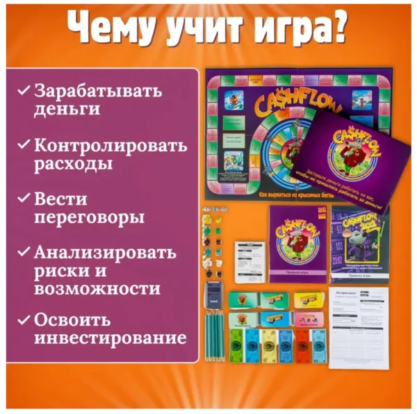 Настольная игра. Денежный поток Cashflow
