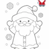 Новогодняя раскраска. 3+