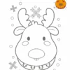 Новогодняя раскраска. 3+