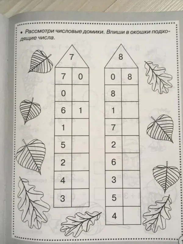Рабочая тетрадь дошкольника. Математика. От 1 до 10. Состав чисел. ФГОС
