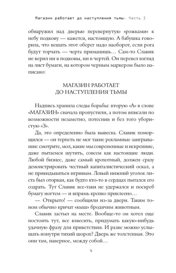Дарья Бобылева: Магазин работает до наступления тьмы