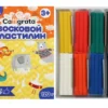 Пластилин мягкий восковой. Calligrata, 8 цветов, 120 г
