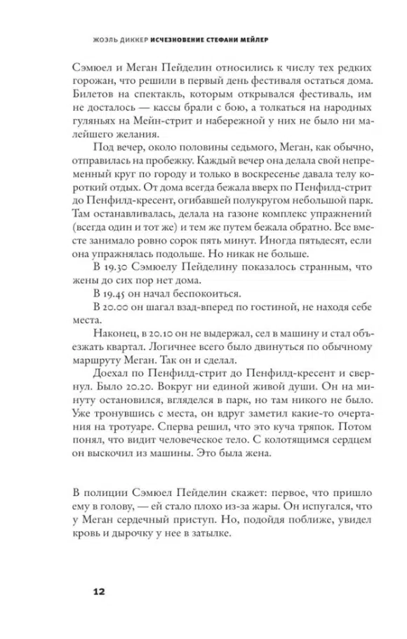 Жоэль Диккер: Исчезновение Стефани Мейлер