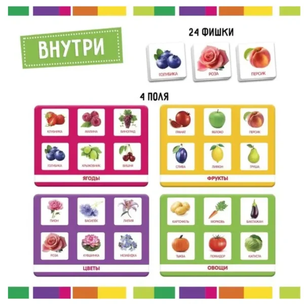 Лото Растительный мир по методике Г. Домана