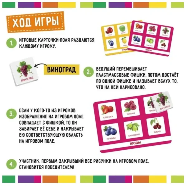Лото Растительный мир по методике Г. Домана