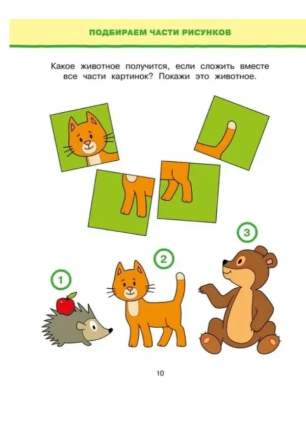 Обучающие тесты. Развиваем интеллект (3-4 года)