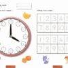 KUMON. Учимся определять время. Час и полчаса
