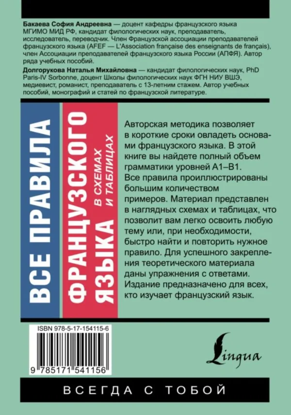 Все правила французского языка в схемах и таблицах