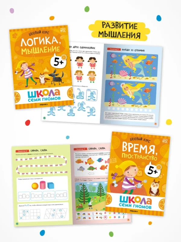 Школа Семи Гномов. Годовой базовый курс. Комплект 5+
