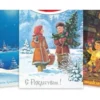 С новым годом! Набор открыток (8 штук)