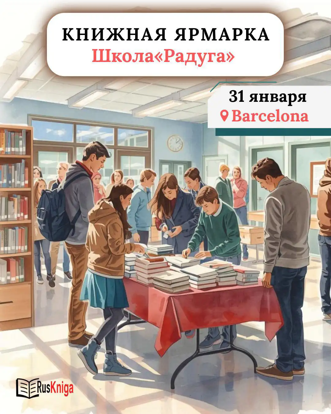 31 января- книжная ярмарка в Барселоне ruskniga.es