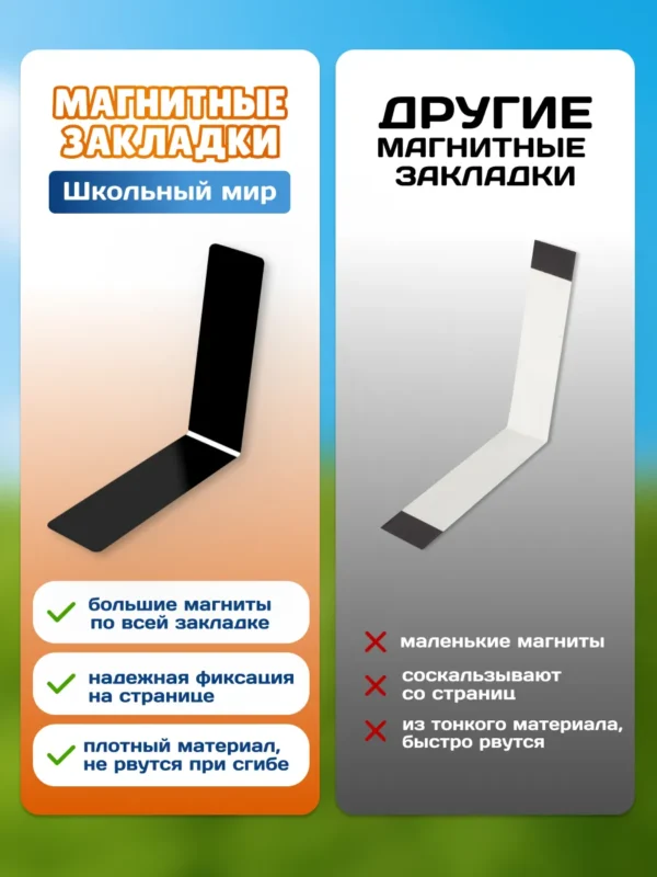 Магнитные закладки для книг и учебников Капибара