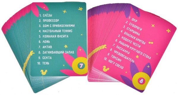 Настольная карточная игра "Объяснярий 18+"