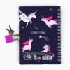 Записная книжка на замочке «Единорожьи секреты» А6, 50 л.