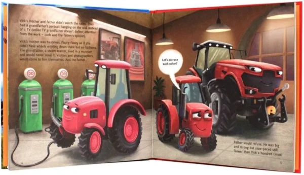 Веста Васягина: The tractor called Vick and the big race (Трактор Вик и большая гонка)