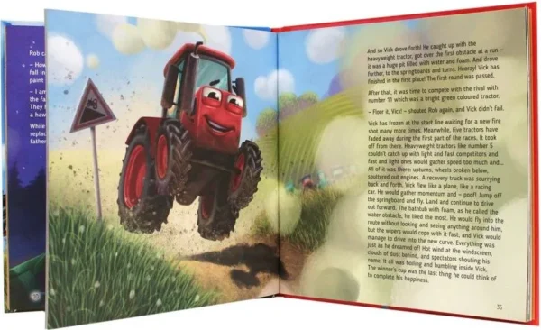 Веста Васягина: The tractor called Vick and the big race (Трактор Вик и большая гонка)